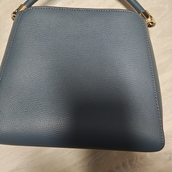 Kate Spade Teal Bag with Floral Accents - Picture 3 of 5